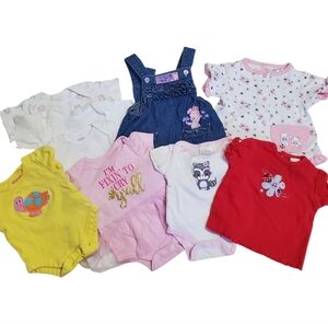 Colorful Baby Clothing Bundle Size 0-3 Months